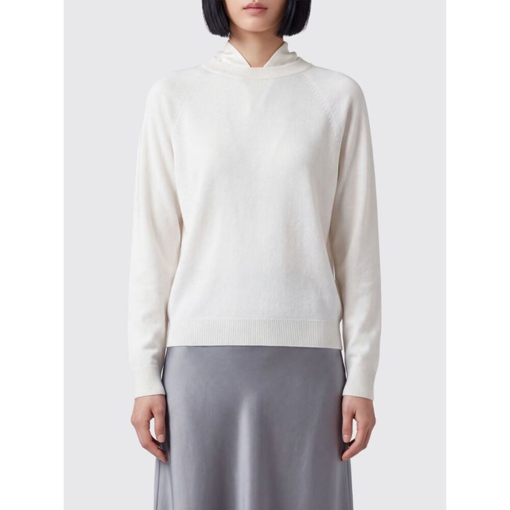 Semicouture Women Semicouture Pure Virgin Wool Crewneck Jumper With Ribbed Trims